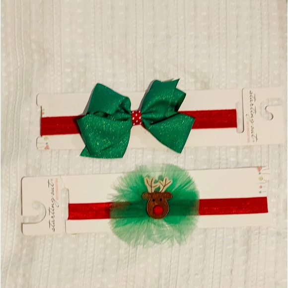Bow Head Hair Band Baby Christmas 2 - Picture 2 of 4